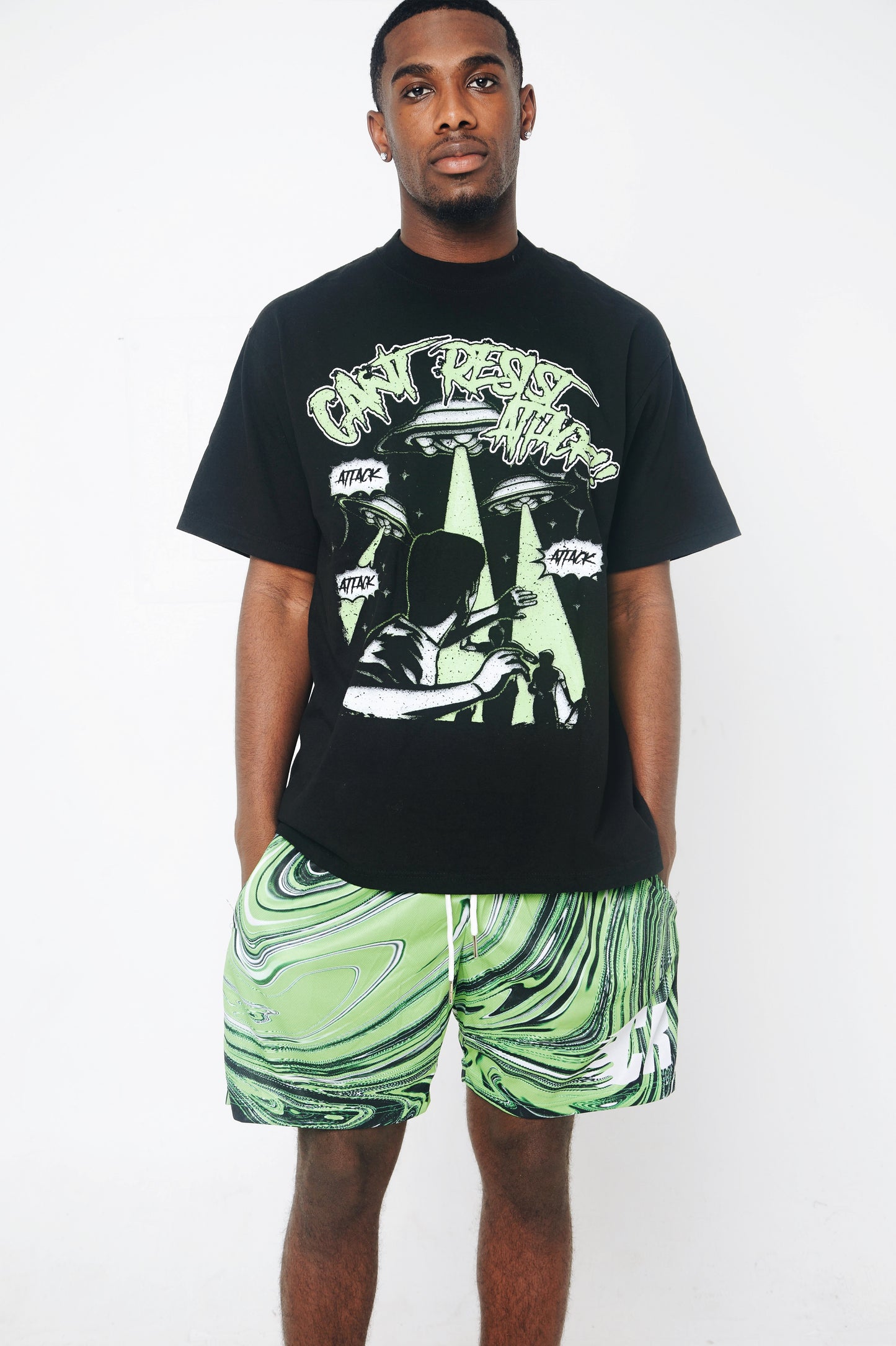 Tsunami Wave Shorts "Green"